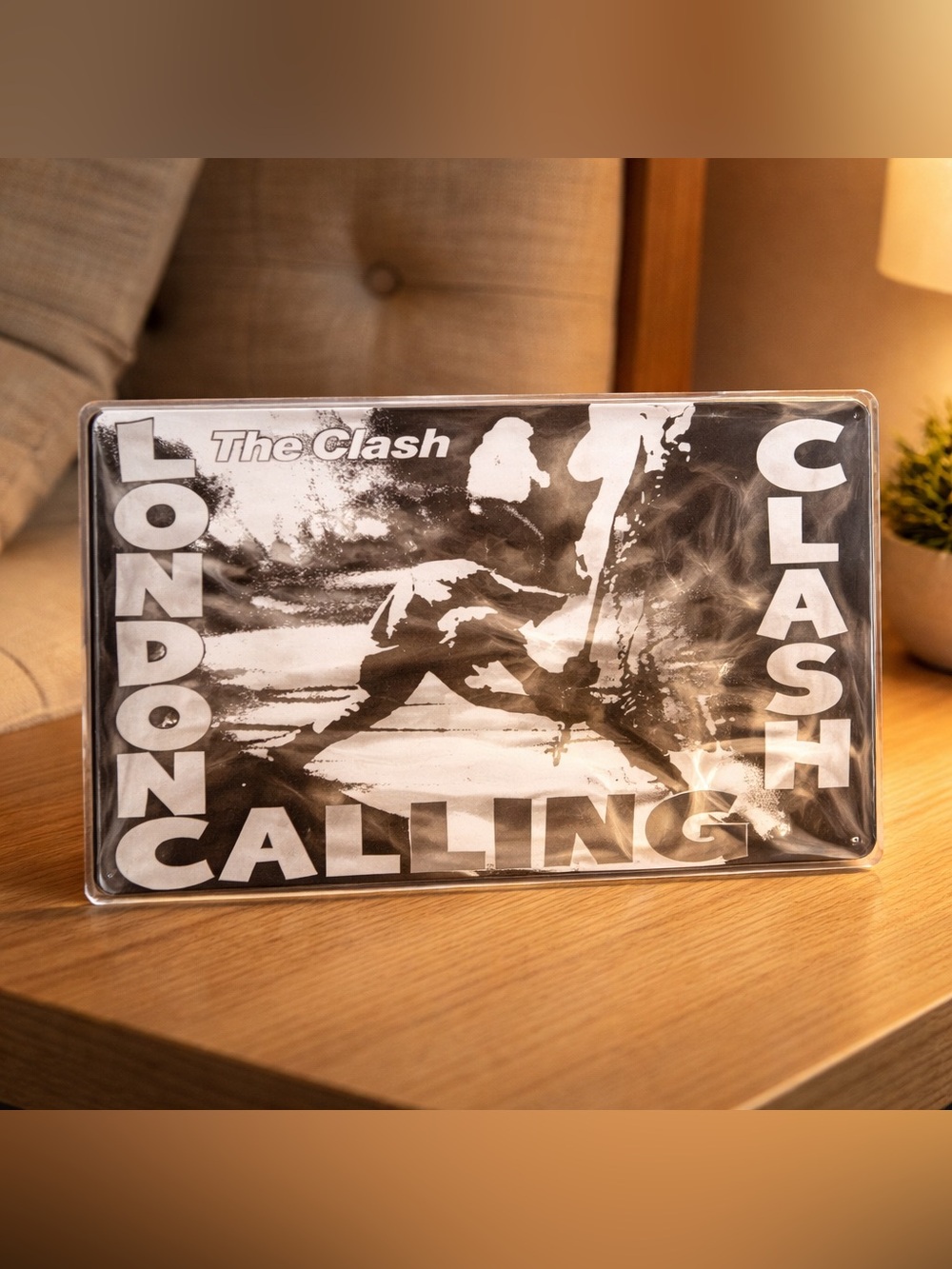 The Clash London Calling Tin Poster